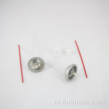 Supapă de aerosoli pentru supape de pulverizare pentru spumă și detergent